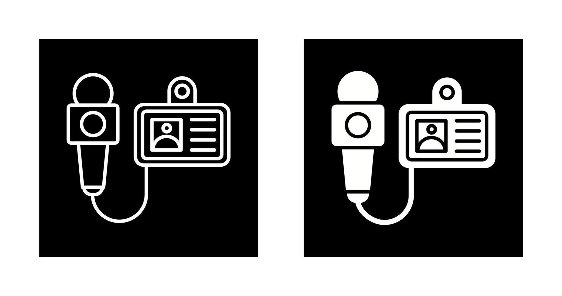 Journalist Vector Icon