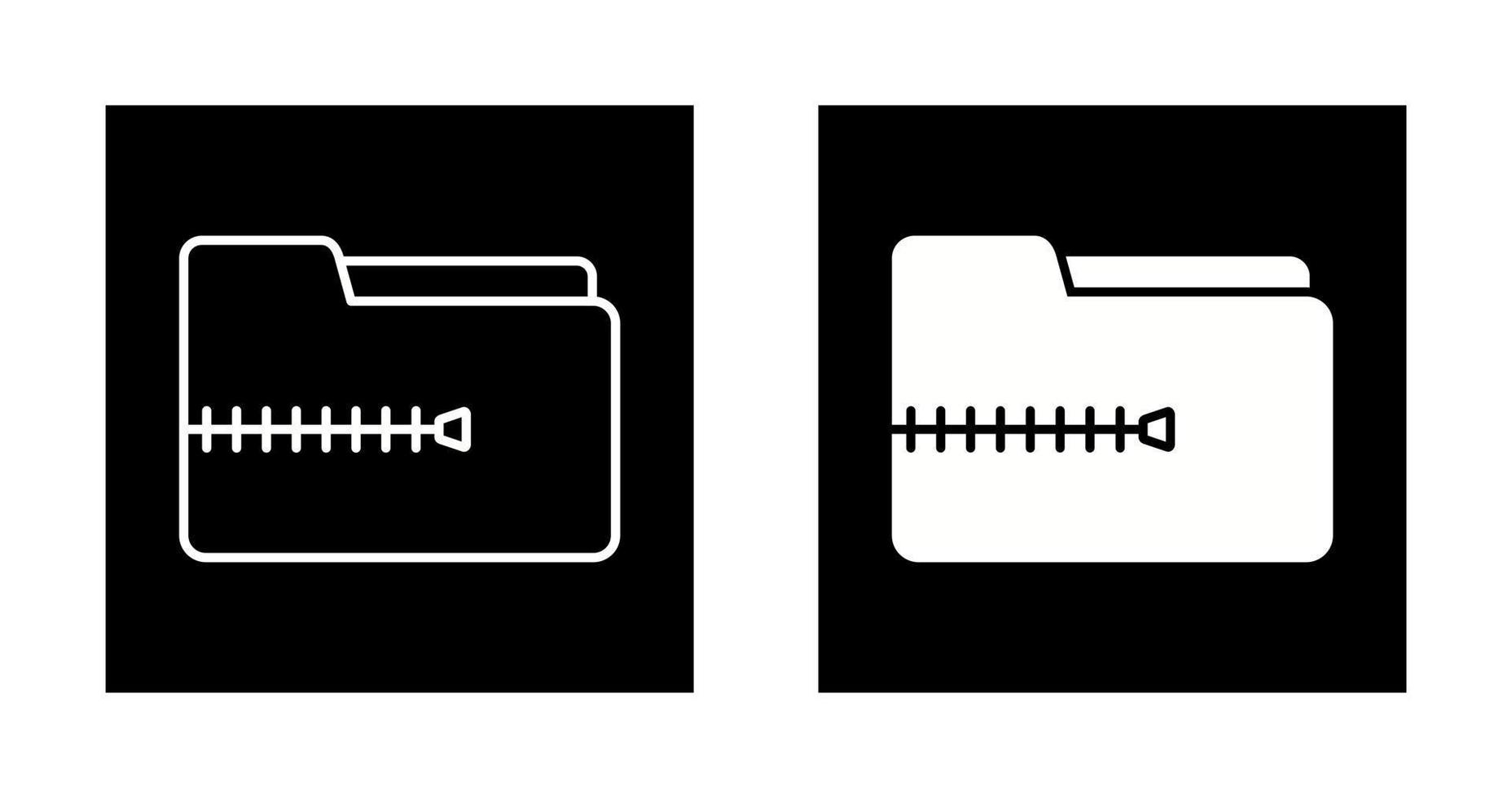 Zip File Vector Icon