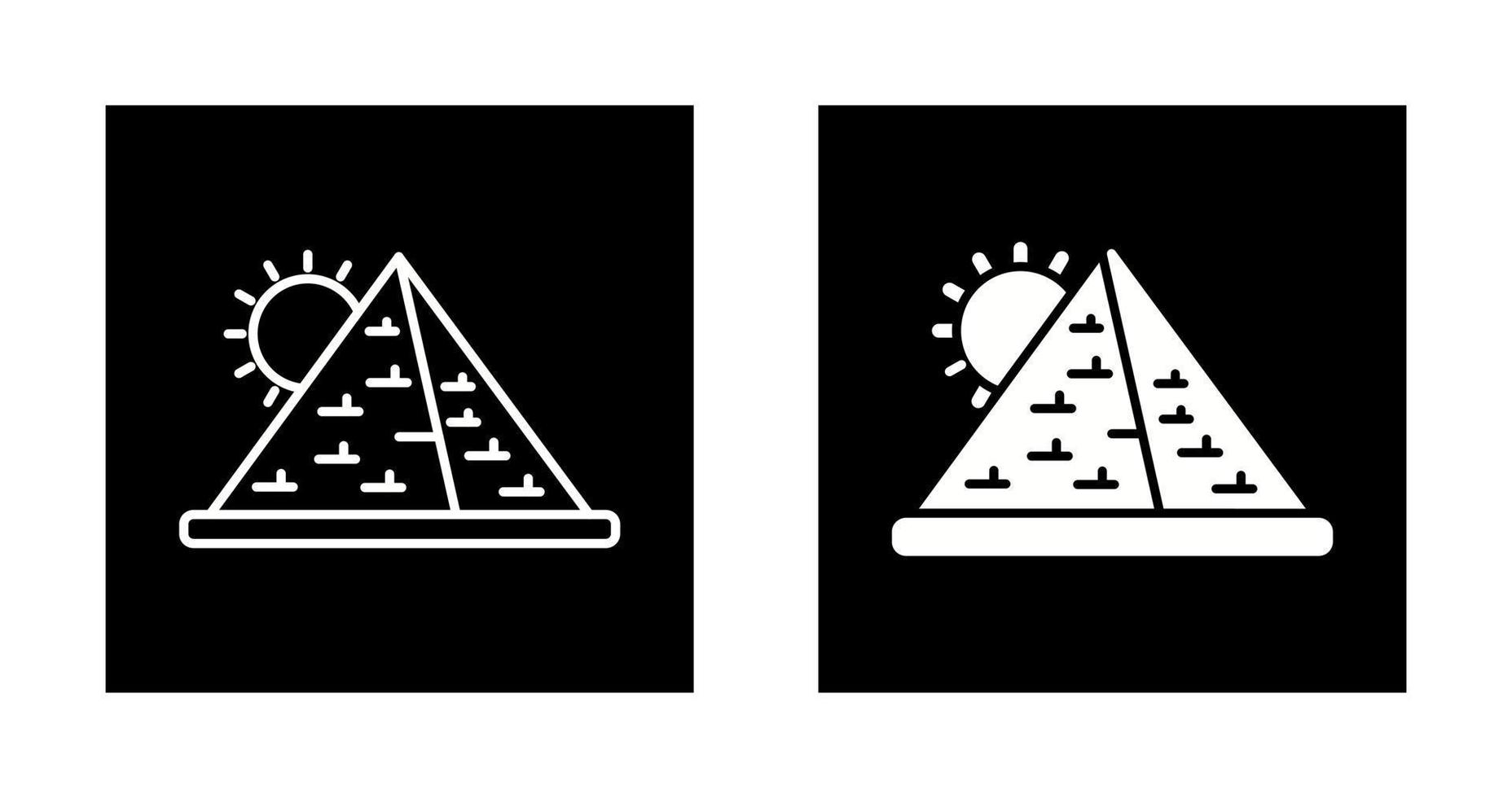 Pyramid Vector Icon