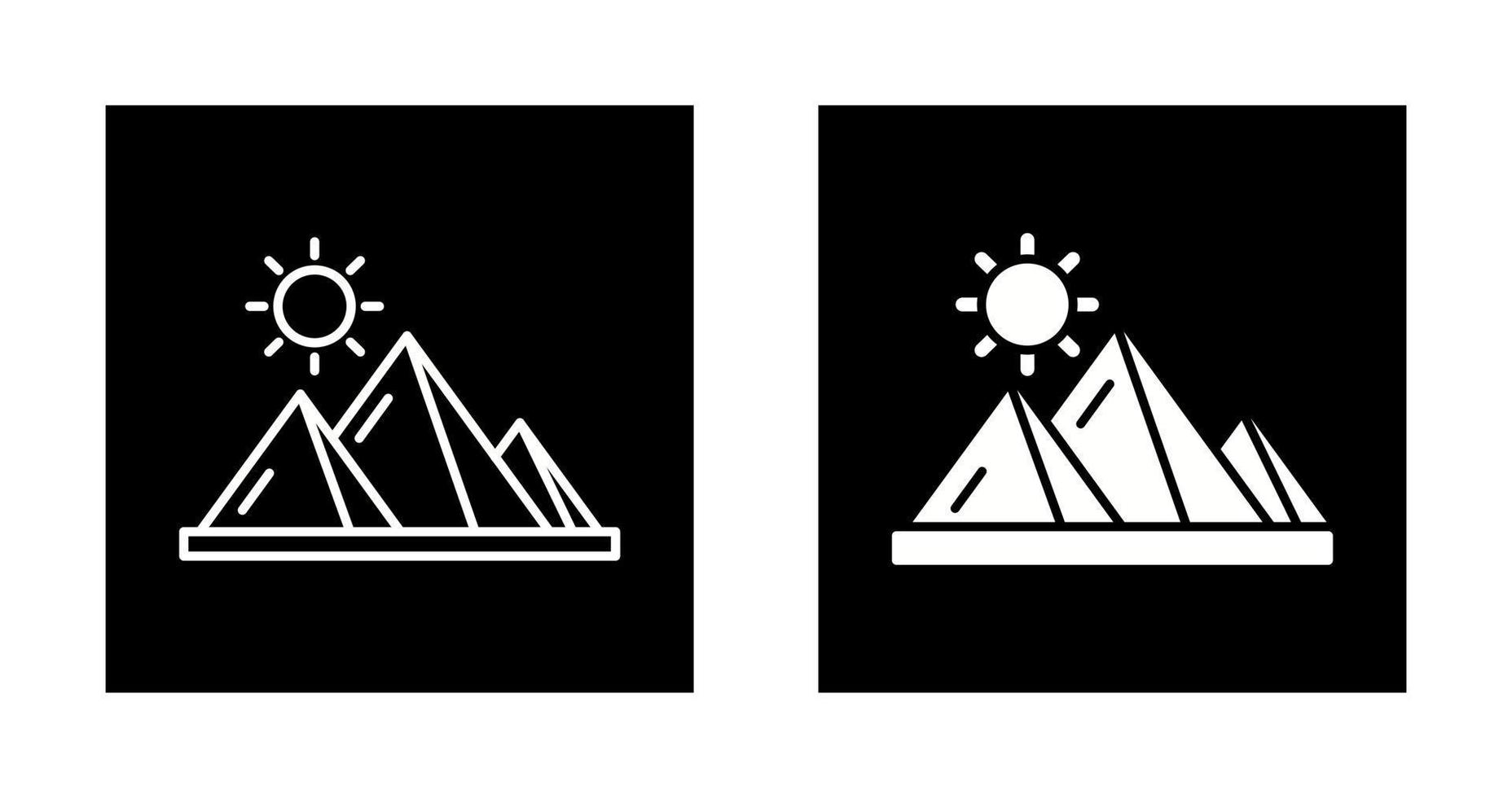 Pyramid Vector Icon