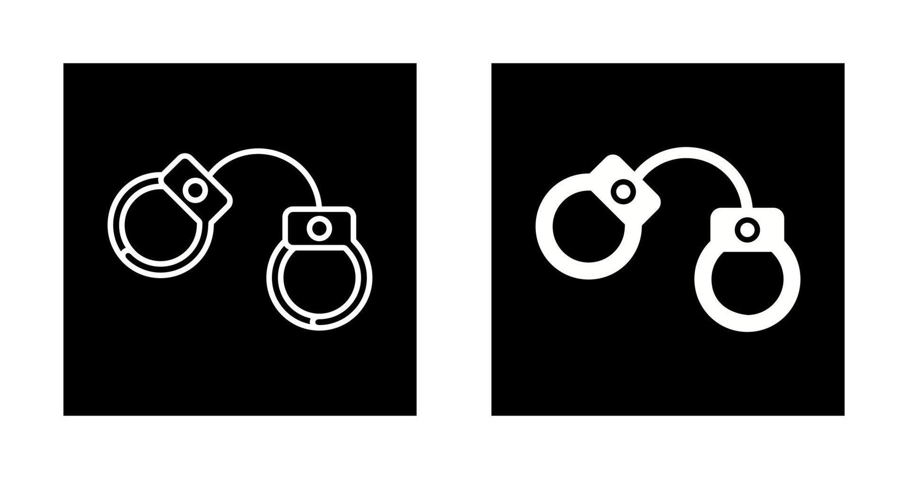 Handcuffs Vector Icon