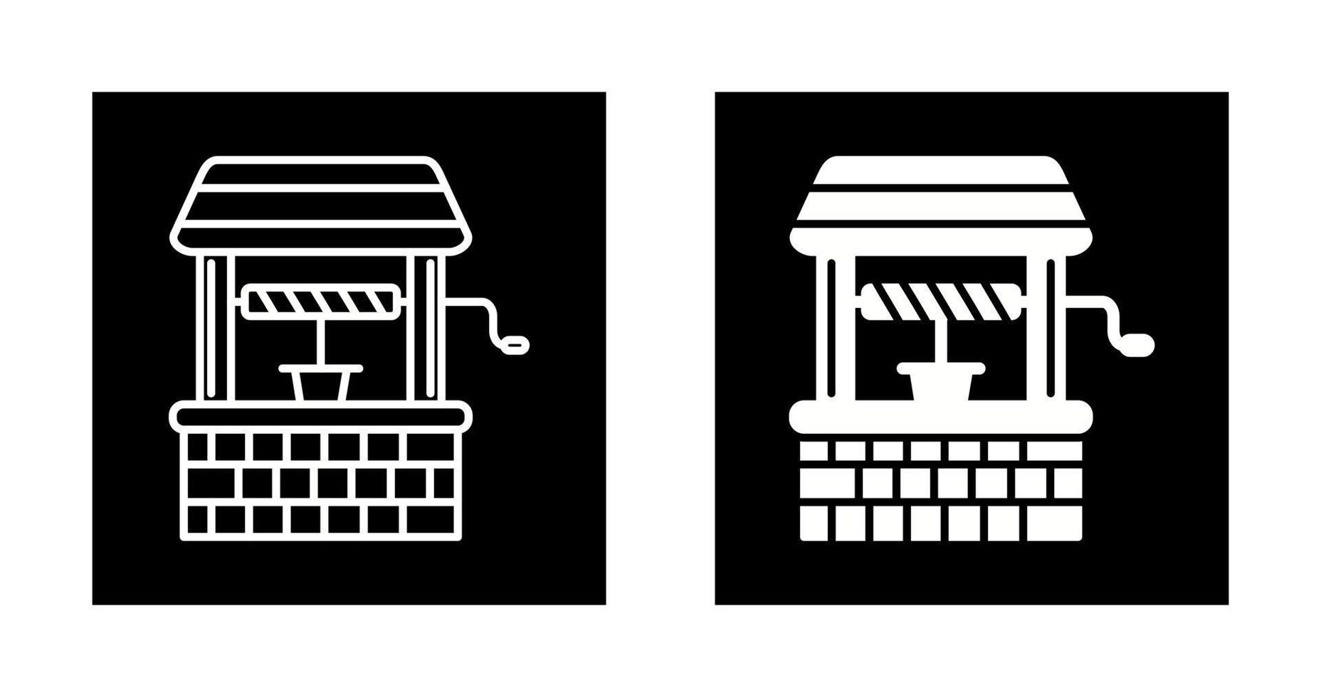 Water Well Vector Icon