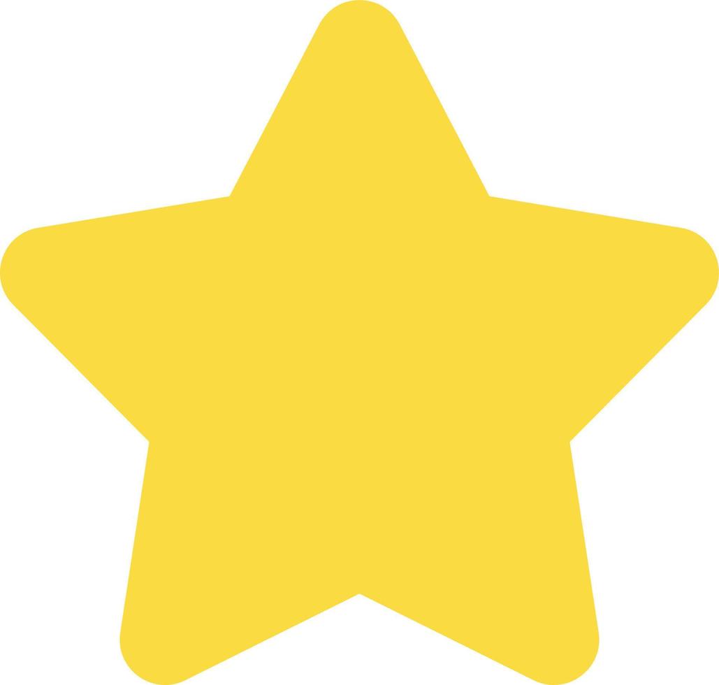 Star flat color ui icon. Favourite page mark. Positive feeling. Add bookmark. Saving special item. Simple filled element for mobile app. Colorful solid pictogram. Vector isolated RGB illustration