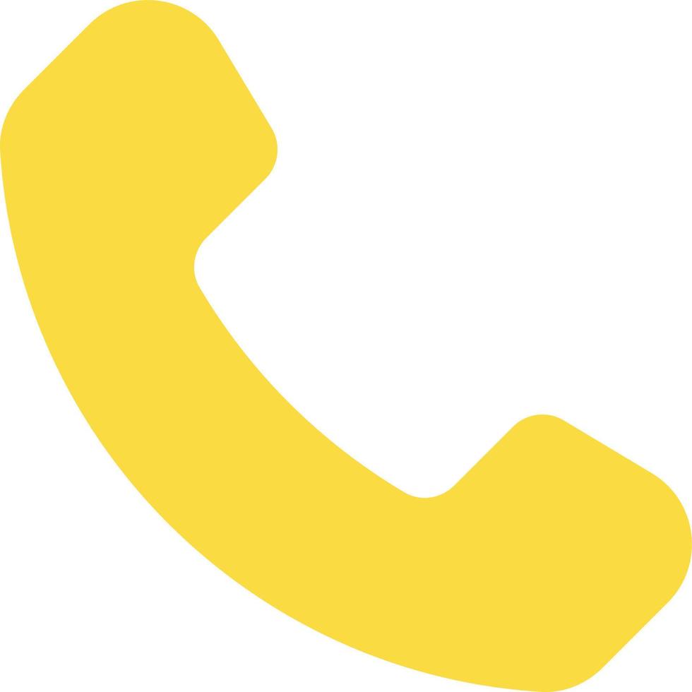 Telephone flat color ui icon. Contact management. Making phone calls. Cellphone service. Calling app. Simple filled element for mobile app. Colorful solid pictogram. Vector isolated RGB illustration