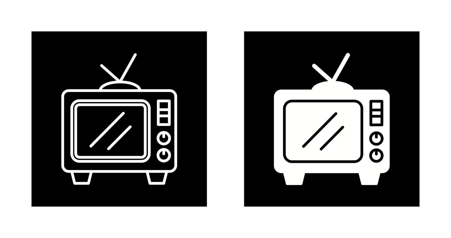 icono de vector de tv