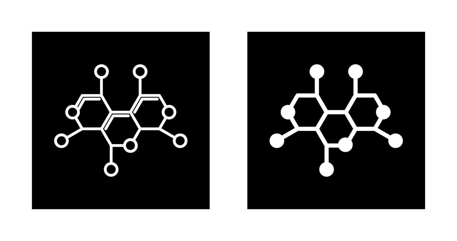 Molecule Structure Vector Icon