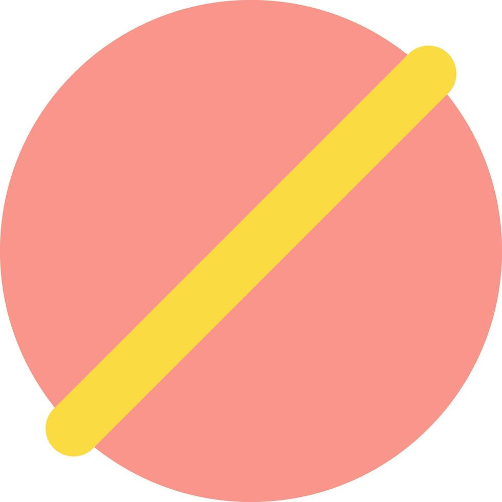 fracaso ocurrió plano color ui icono. error mensaje. acceso obstruido. restricción, límite. prohibido sitio web. sencillo lleno elemento para móvil aplicación vistoso sólido pictograma. vector aislado rgb ilustración