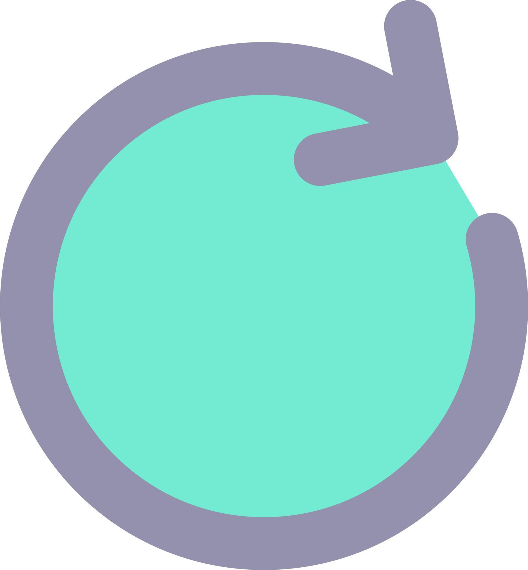Repeat flat color ui icon. Reload page. Rotating arrow. Clockwise