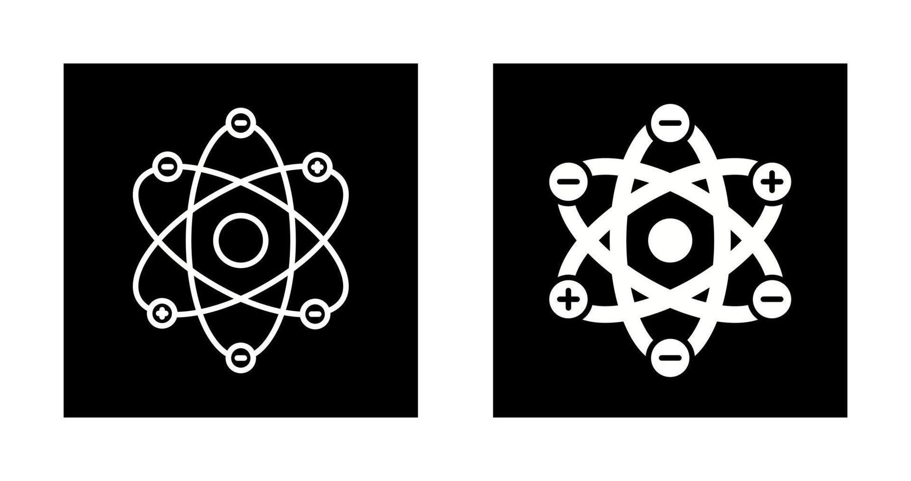 Atom Structure Vector Icon