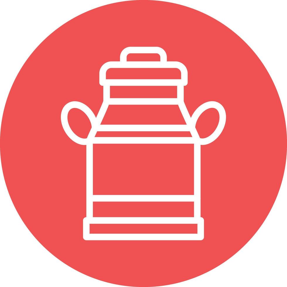 Milk Tank Vector Icon Design