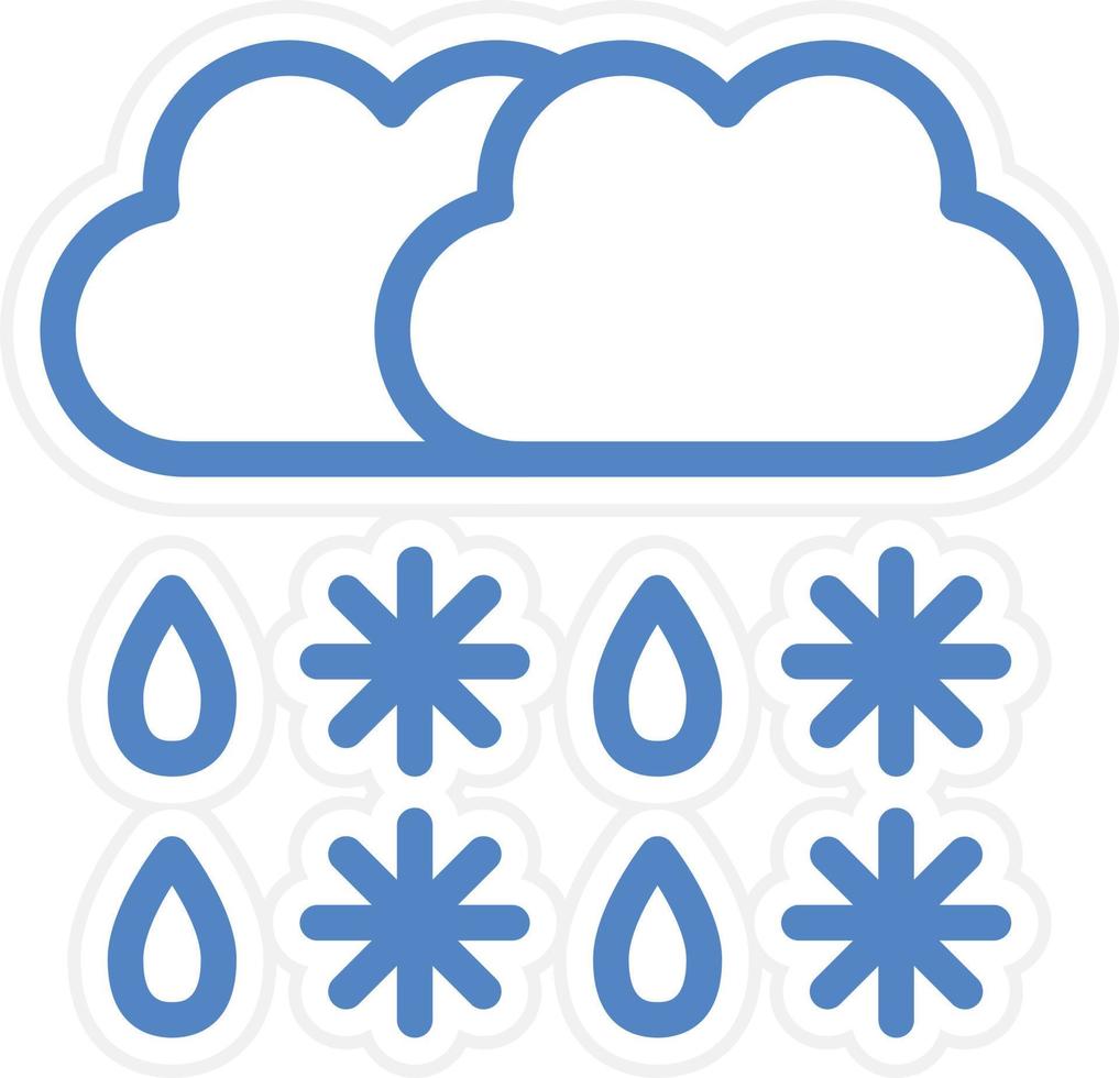 Snow Vector Icon Style