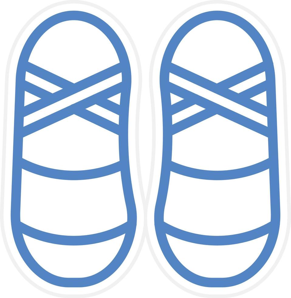 Ballet Shoes Vector Icon Style