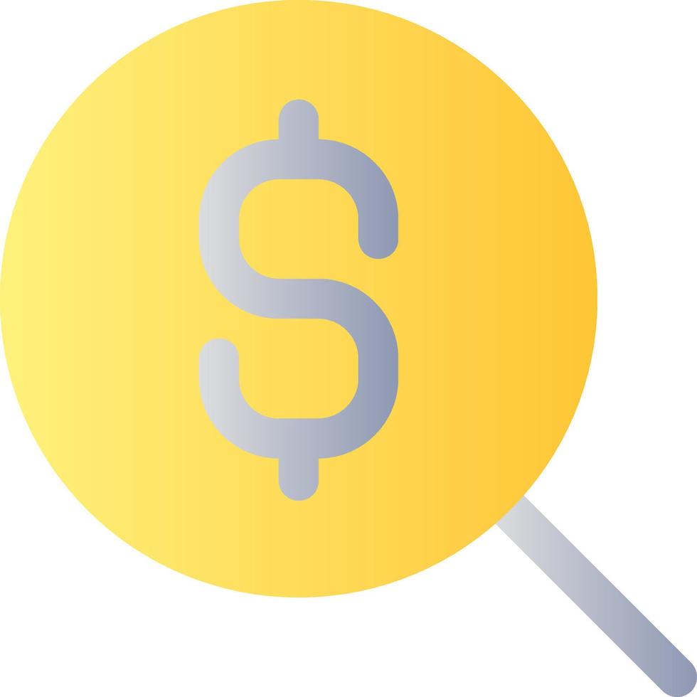 buscar para mejor moneda intercambiar Velocidad plano degradado color ui icono. dinero conversión. finanzas, bancario. sencillo lleno pictograma. interfaz gráfica de usuario, ux diseño para móvil solicitud. vector aislado rgb ilustración