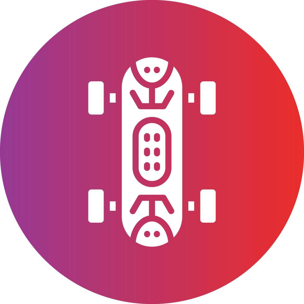 Skateboard Vector Icon Design