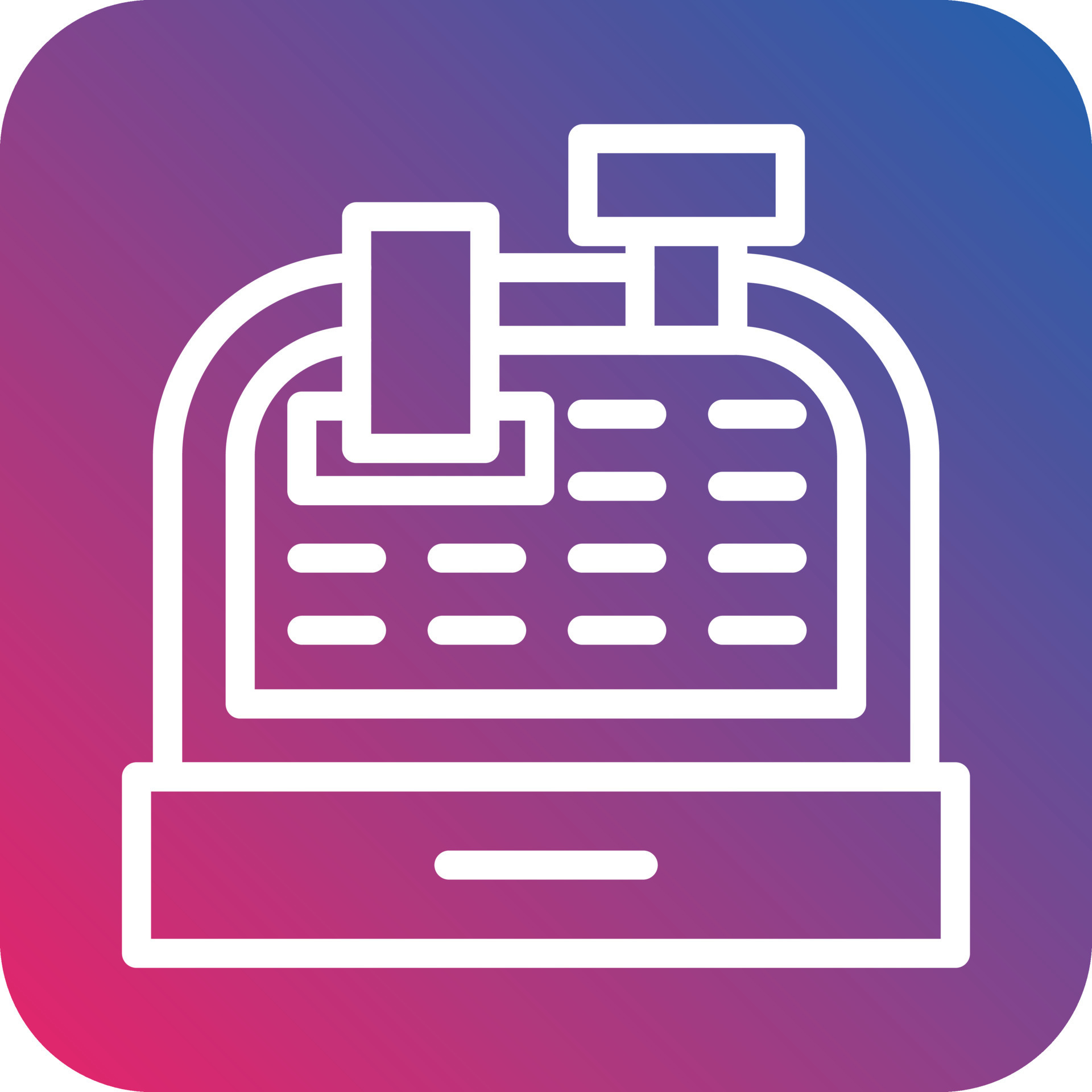 Cash Register Vector Icon Design 22737467 Vector Art at Vecteezy