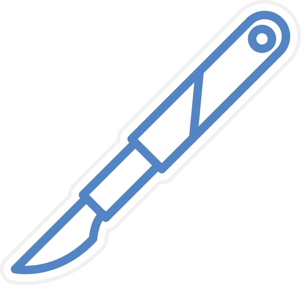 Scalpel Vector Icon Style
