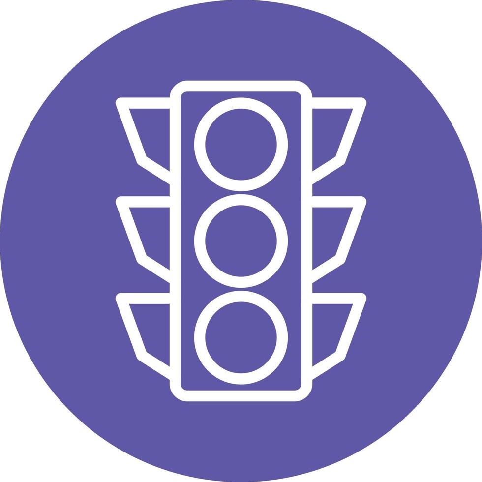 Traffic Control Vector Icon Design