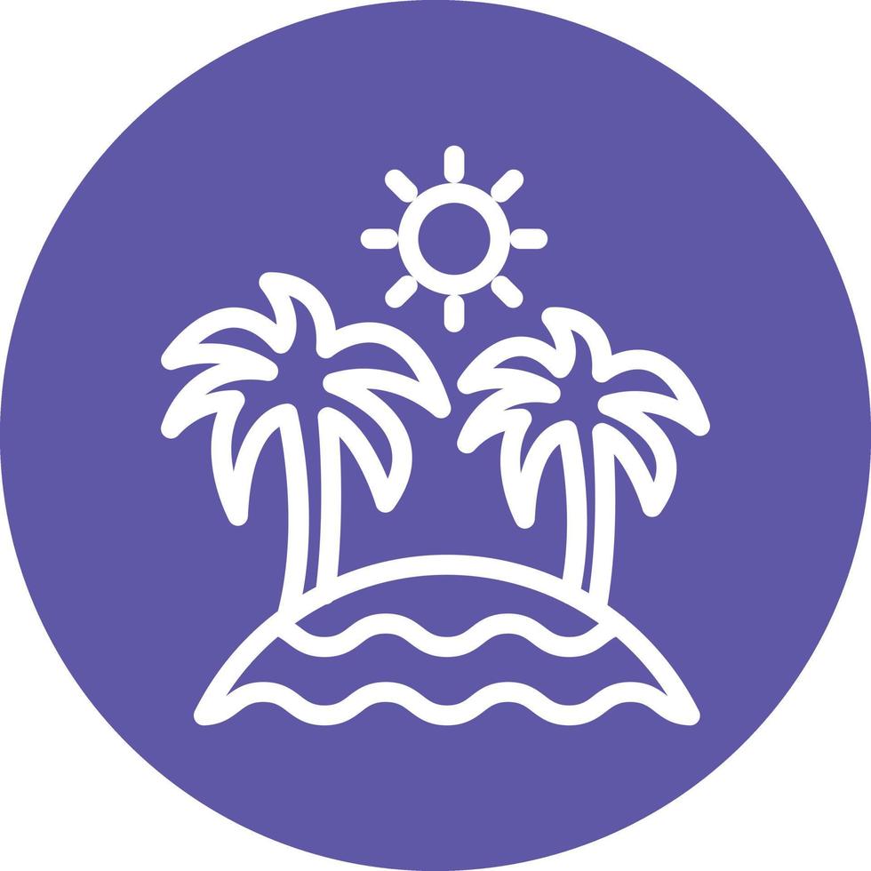 Beach Vector Icon Design