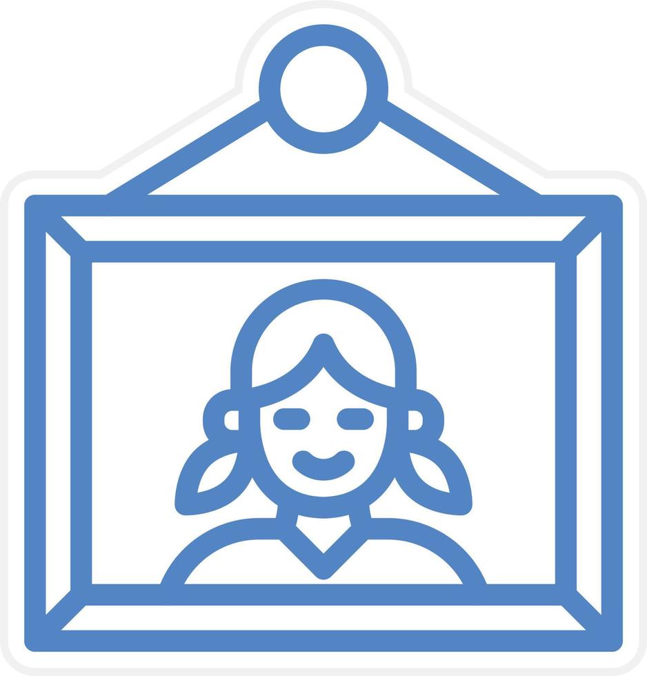 Photo Frame Vector Icon Style