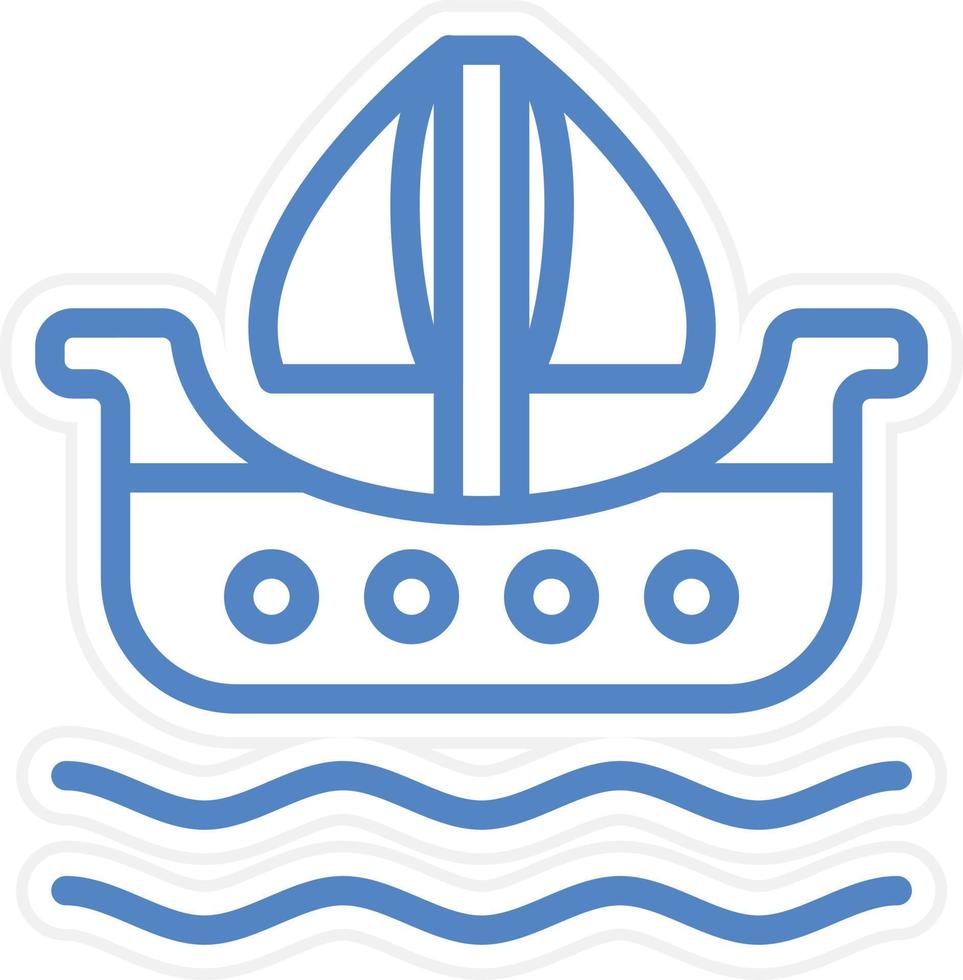 Yachting Vector Icon Style