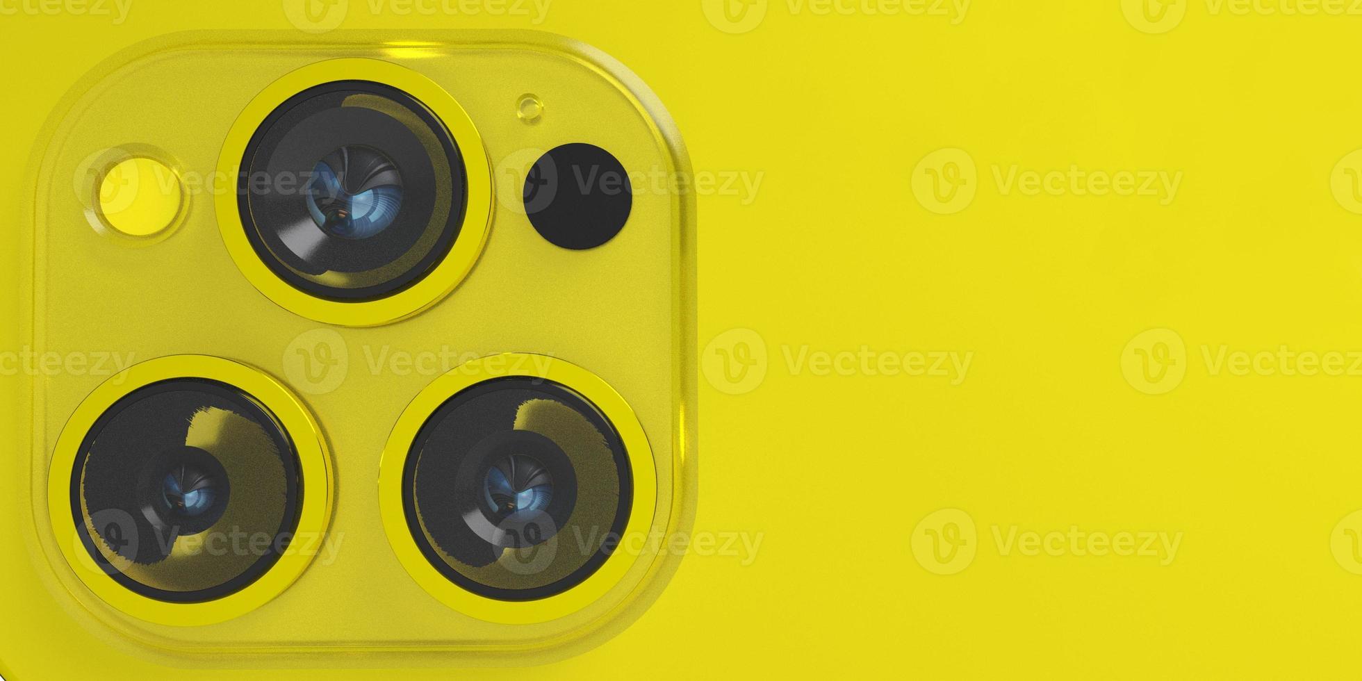 yellow orange color gradient camera view 14 object gedjet design fourteen smartphone mobile technology digital network cellphone touchscreen product mock up empty copy space oled 120hz.3d render photo
