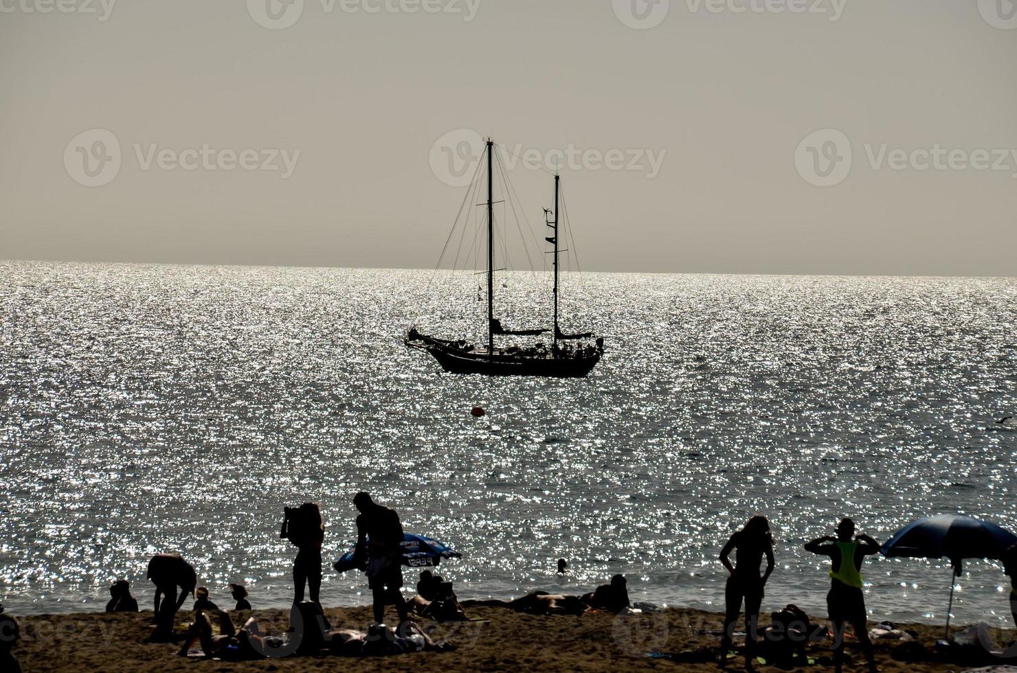 Scenic coastal view photo