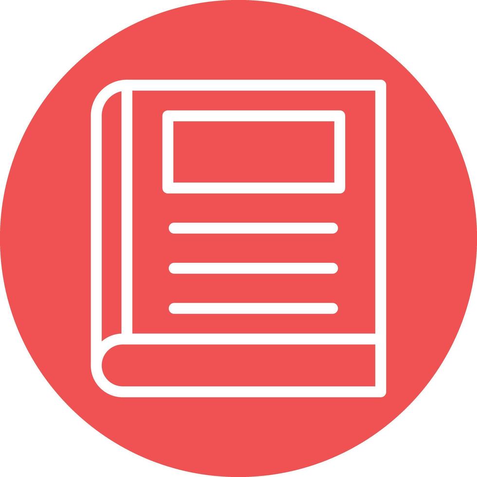Dictionary Vector Icon Design