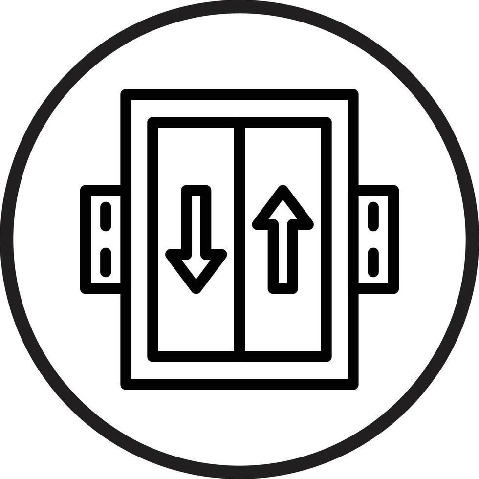 Elevator Vector Icon Style