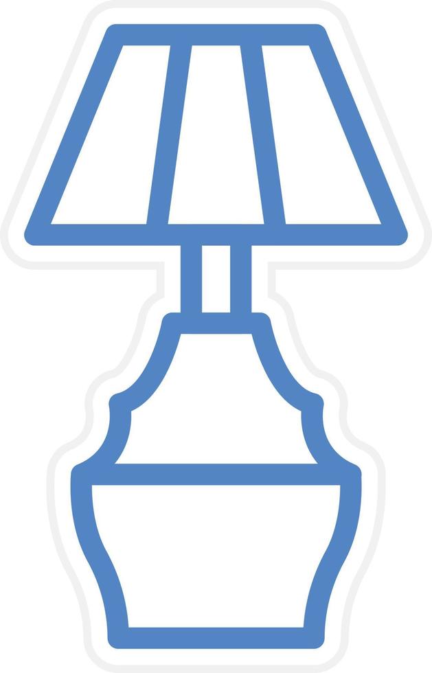 Lamp Vector Icon Style