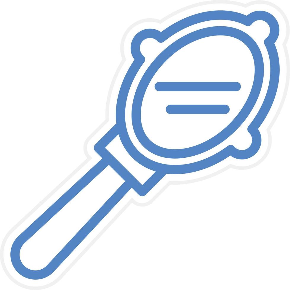 Hand Mirror Vector Icon Style