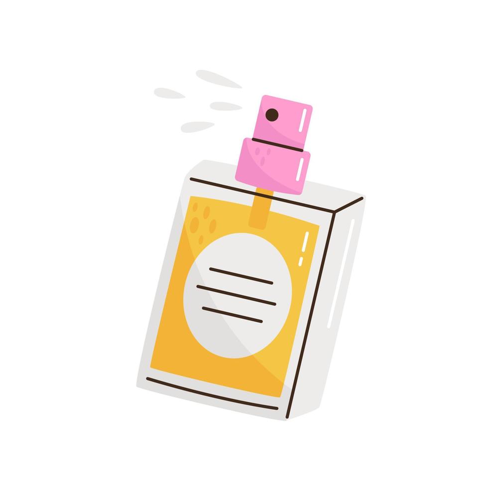 Colorful Perfumery bottle vector