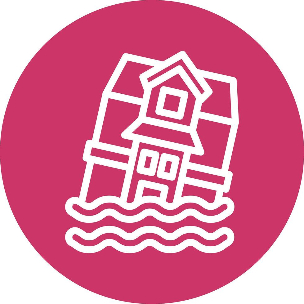 Flood Vector Icon Design