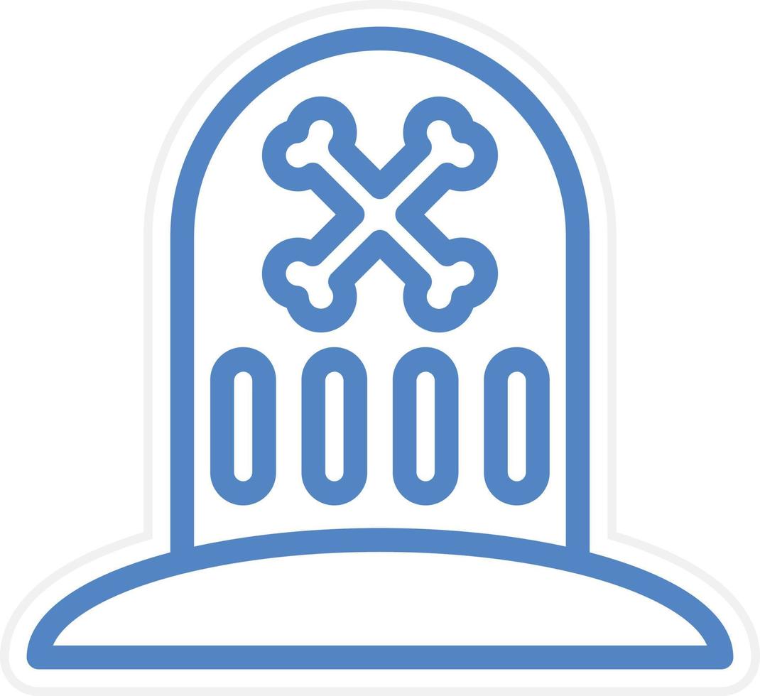 Pirate Grave Vector Icon Style