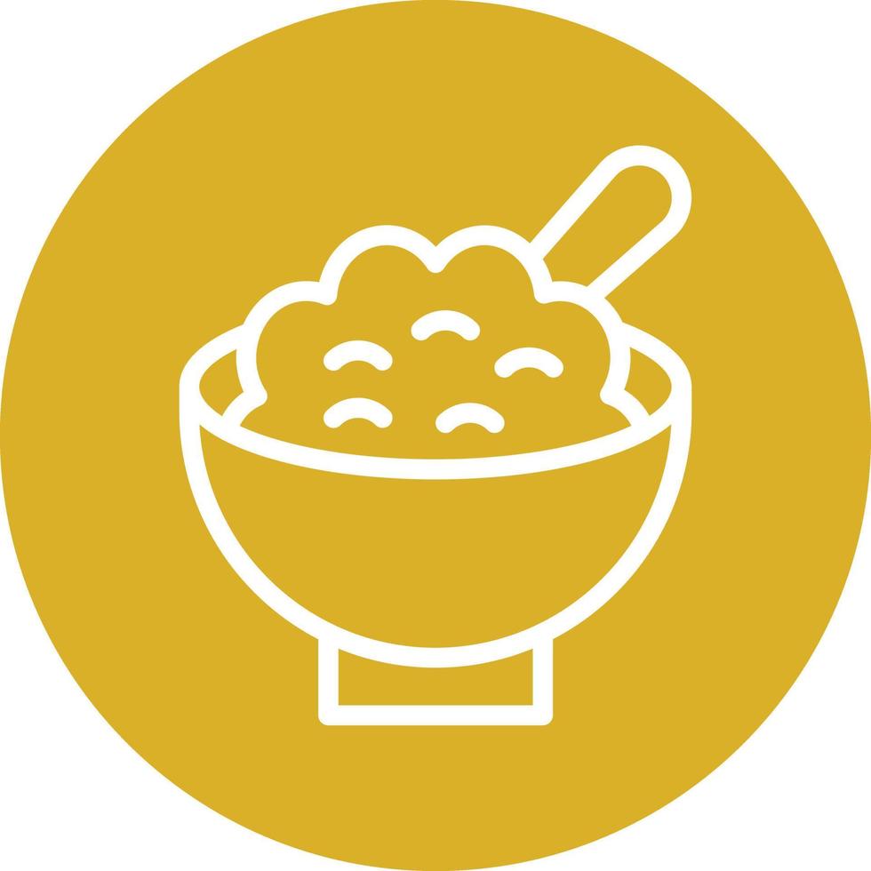 Cereal Bowl Vector Icon Design