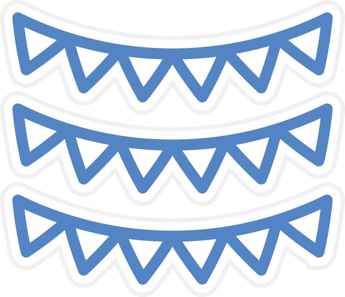 Garland Vector Icon Style