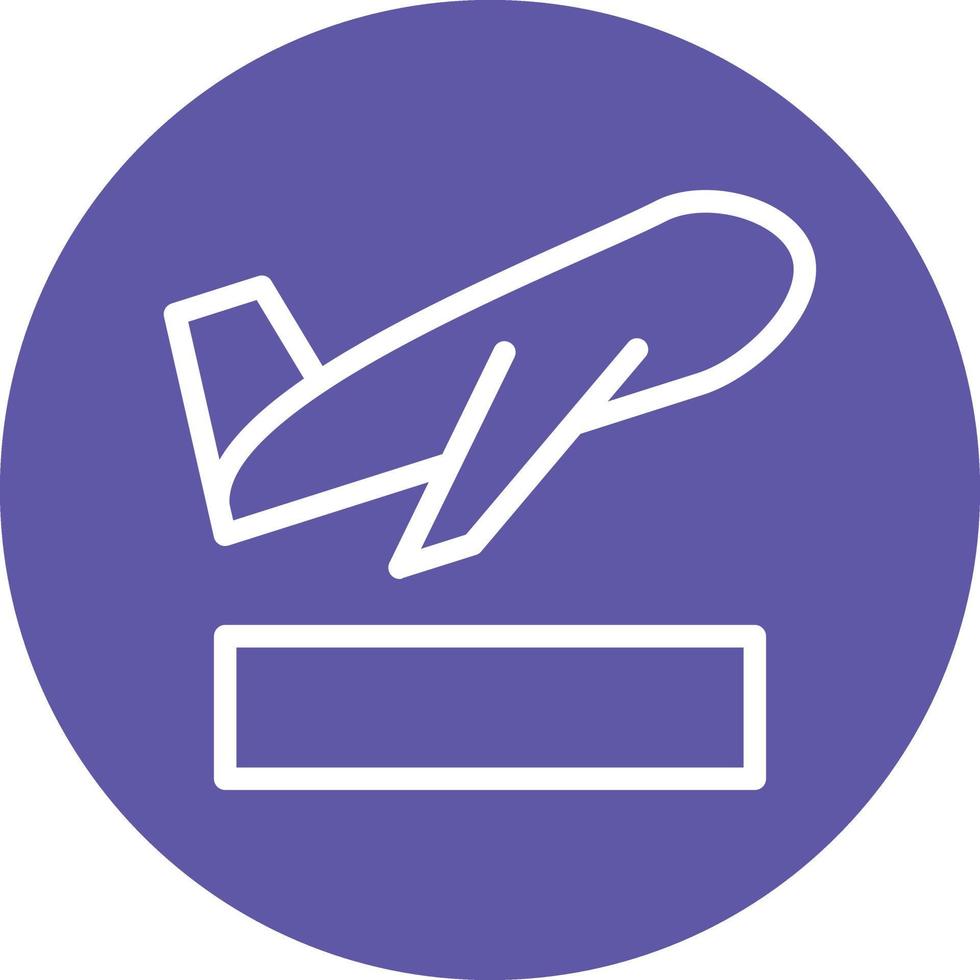 Departure Vector Icon Design