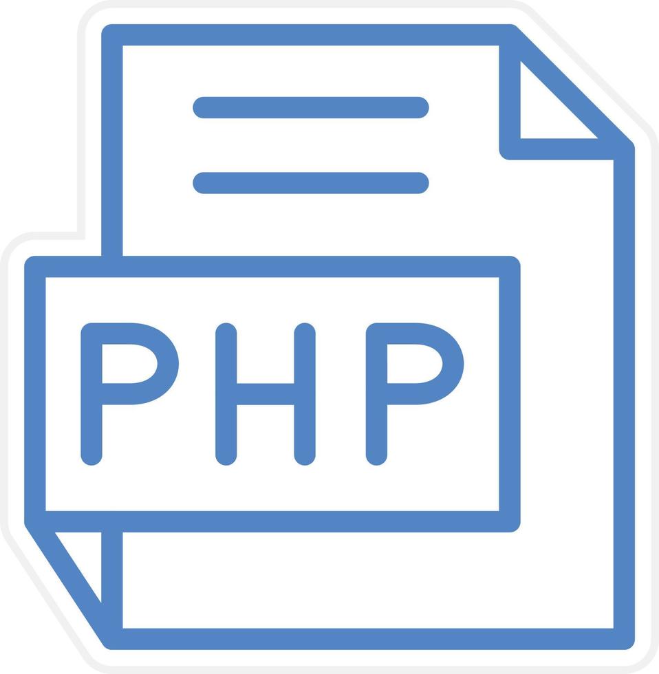 PHP Vector Icon Style 22737999 Vector Art at Vecteezy