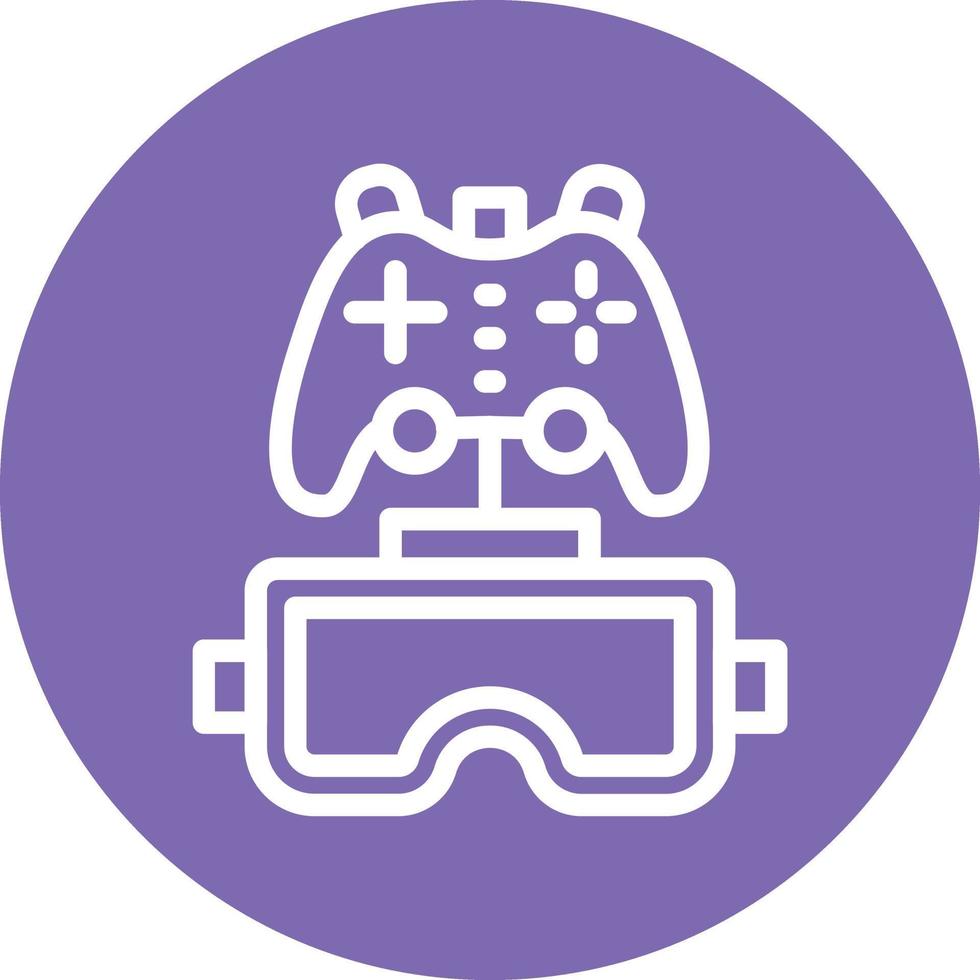 Vr Gaming Vector Icon Design