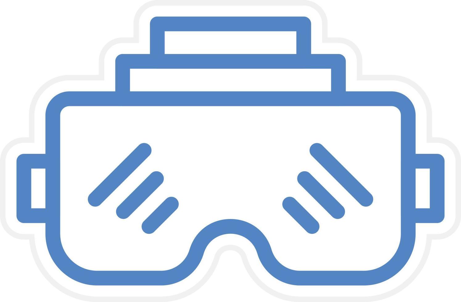 VR Glasses Vector Icon Style