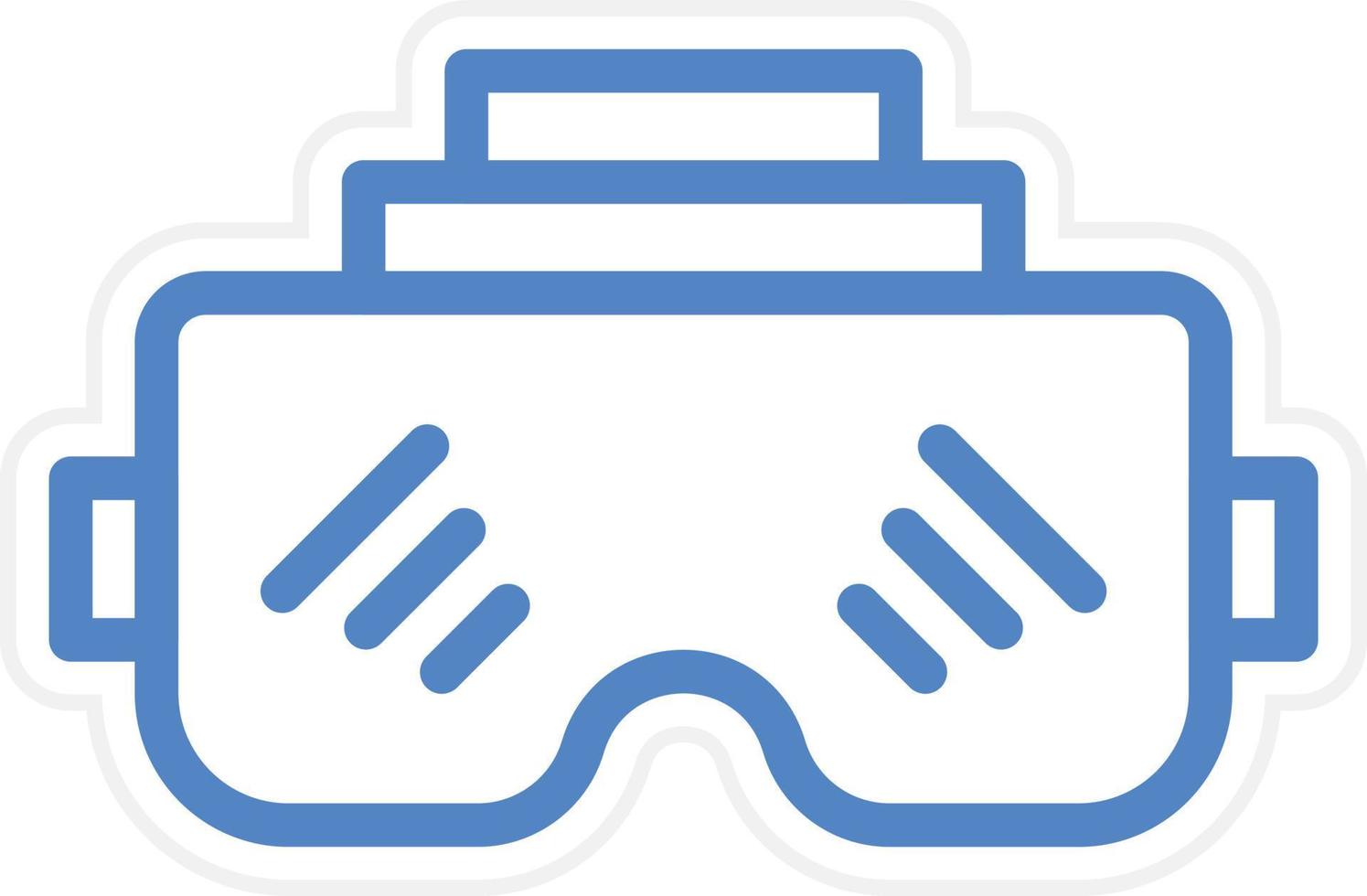 VR Glasses Vector Icon Style