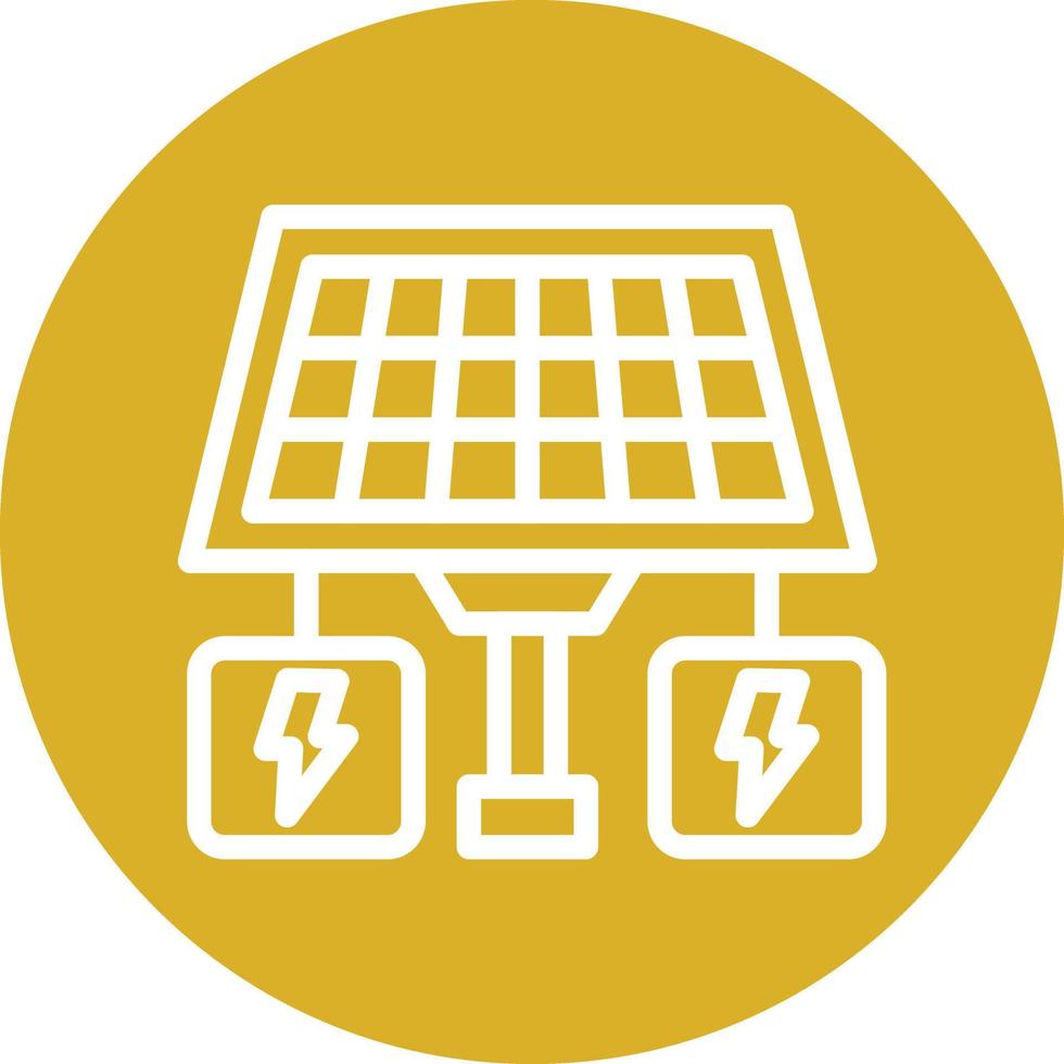 Solar Power Vector Icon Design