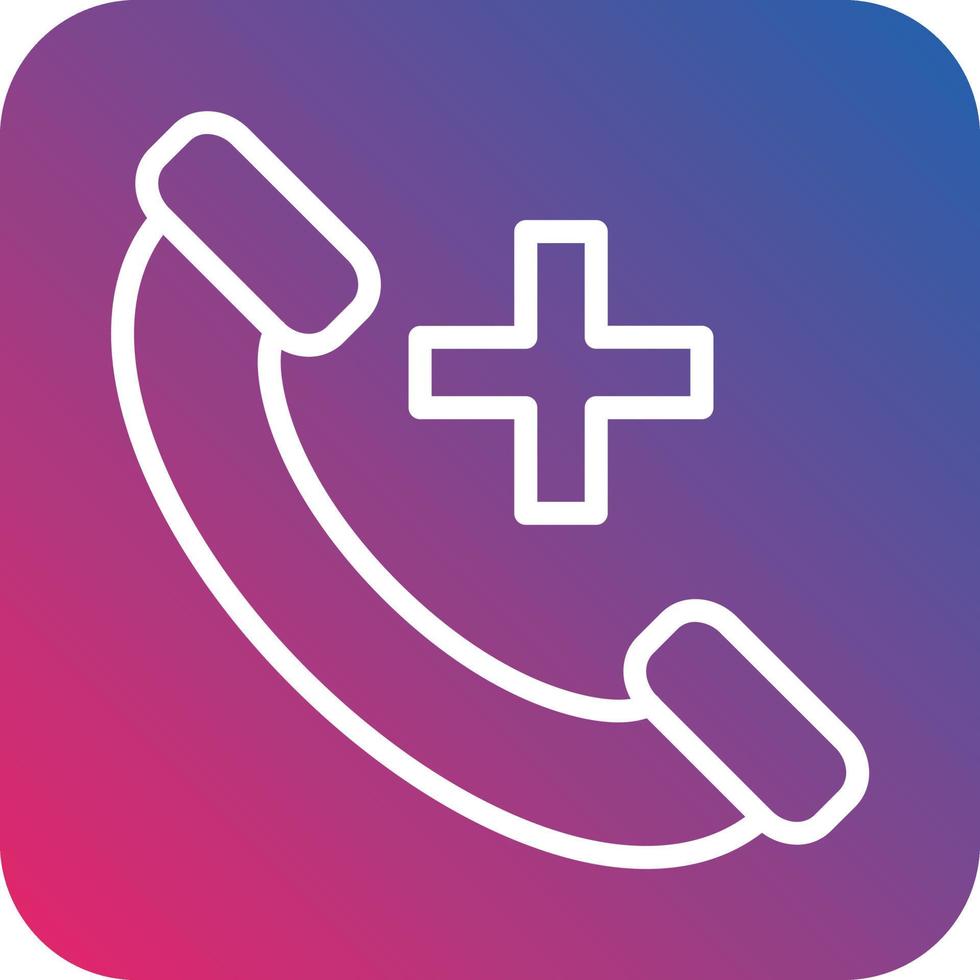 Emergency Call Vector Icon Design