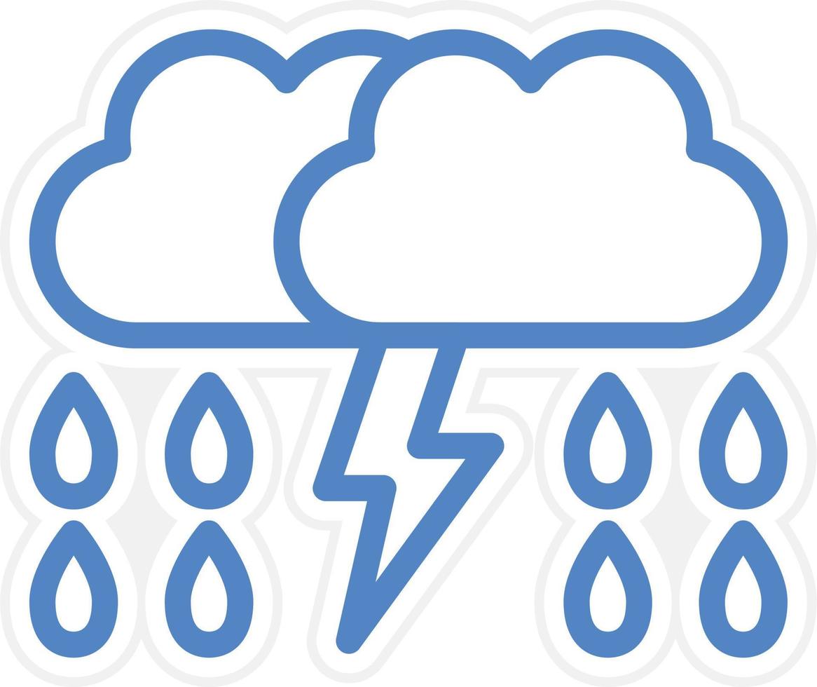 Thunder Vector Icon Style