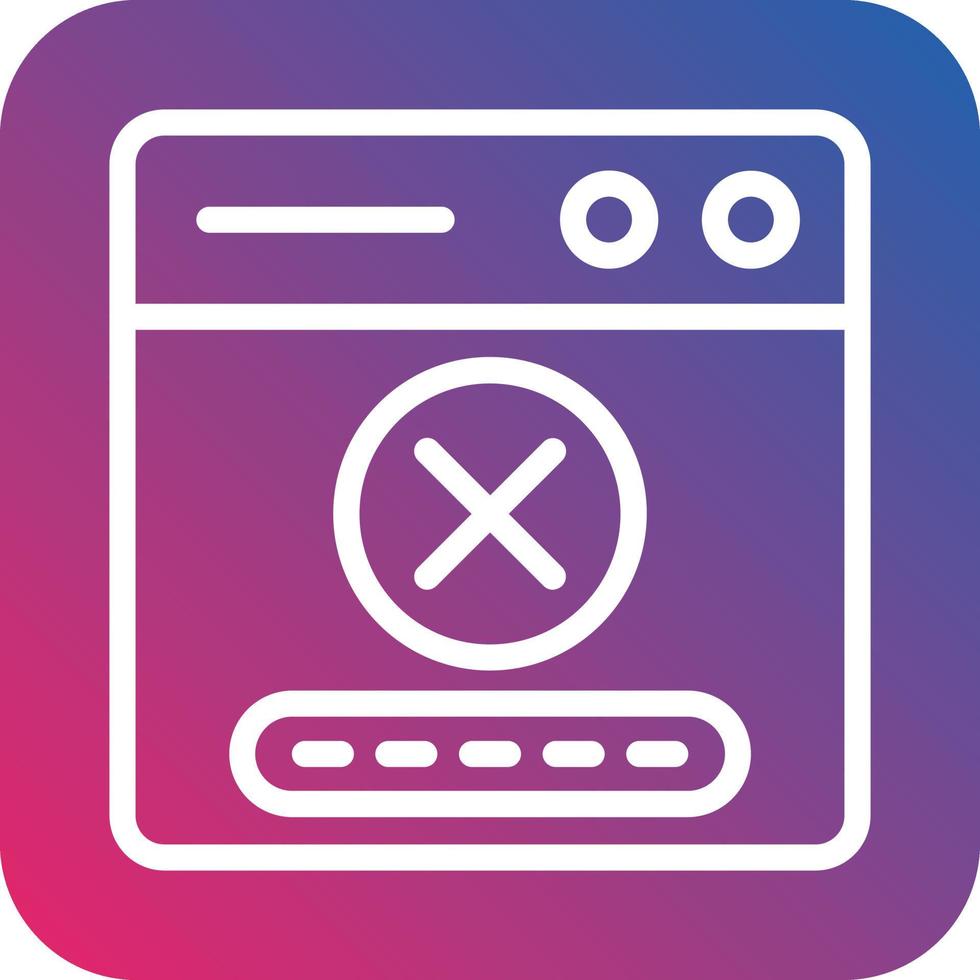 Denial Vector Icon Design
