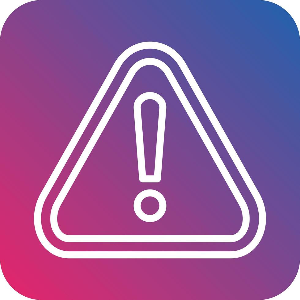 Alert Vector Icon Design