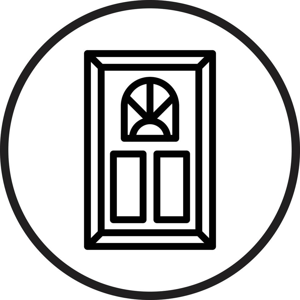 Room Door Vector Icon Style