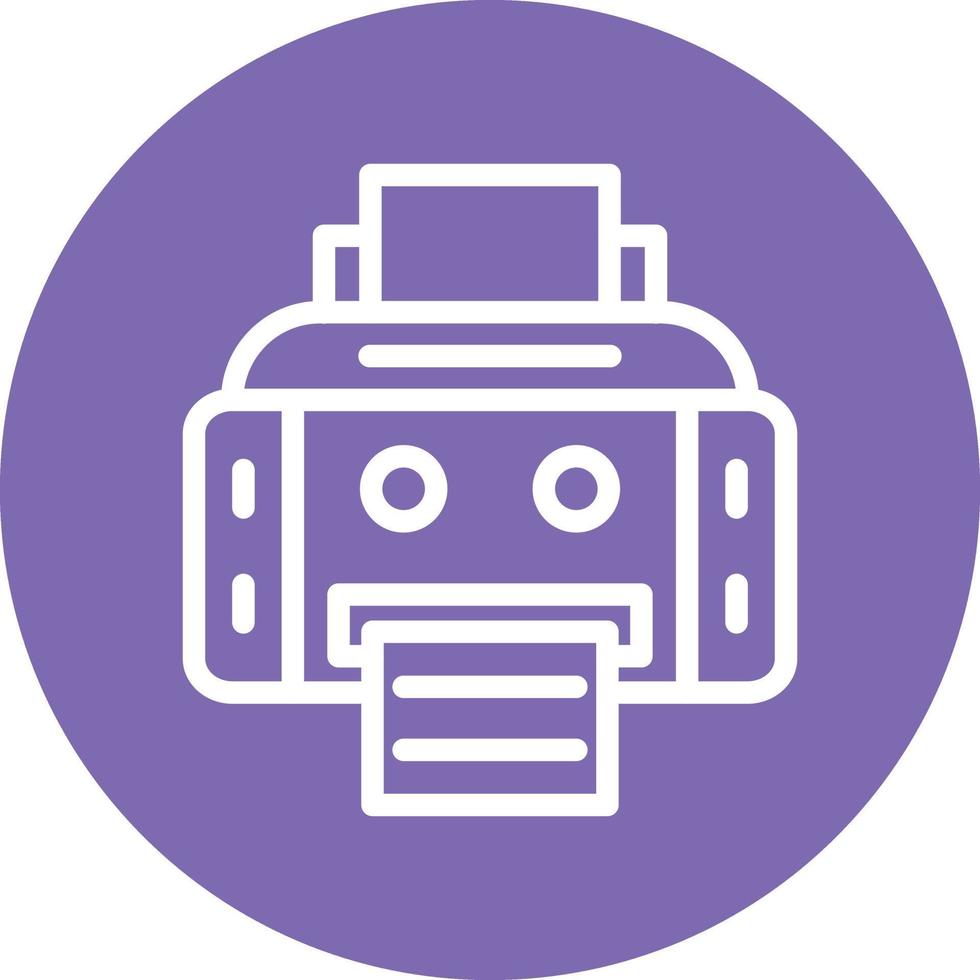 Printer Vector Icon Design