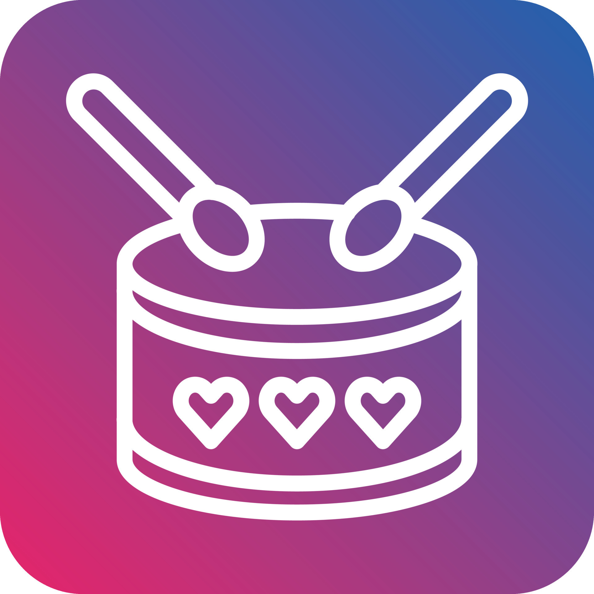 Drum Vector Icon Design 22738581 Vector Art at Vecteezy