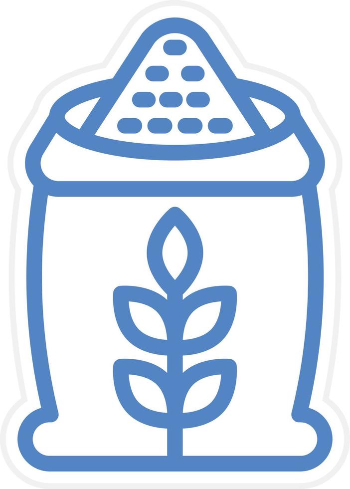 Flour Vector Icon Style