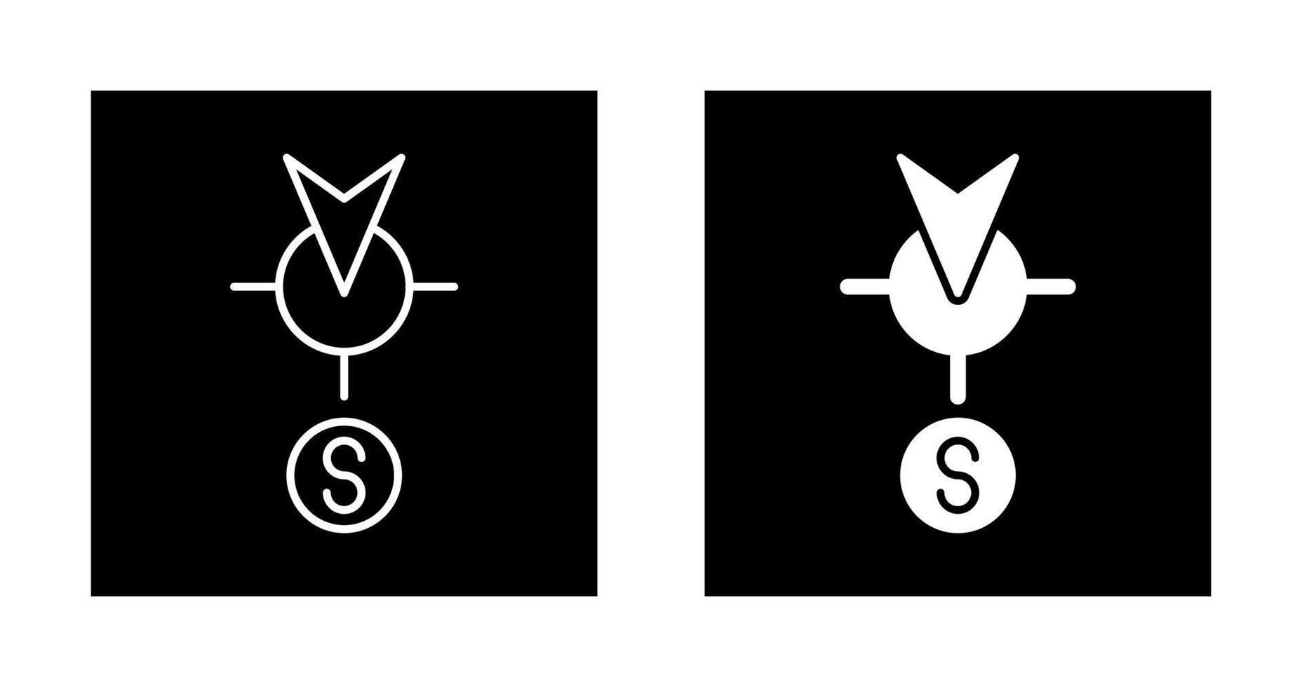 South Vector Icon